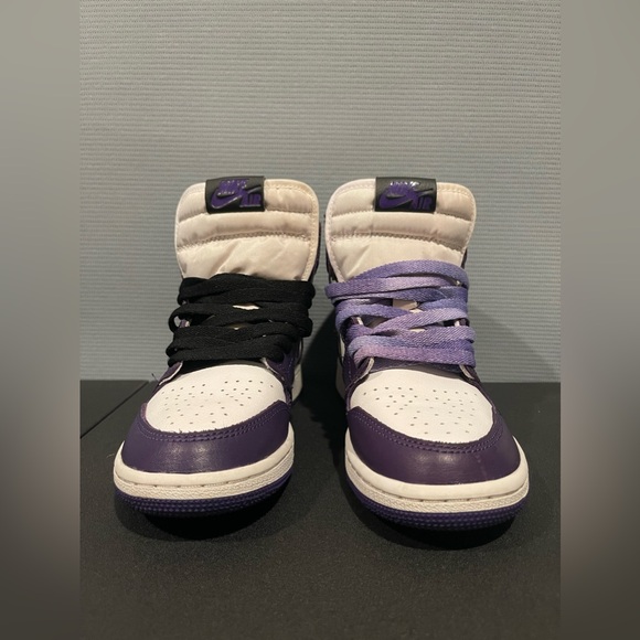 Air Jordan 1 Retro High Court Purple White (GS) - Picture 3 of 12